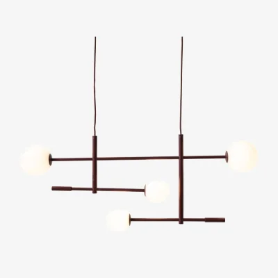 Made in Design Copenhagen Pendant metal red / L 97 cm - Mobile arms - It's about Romi