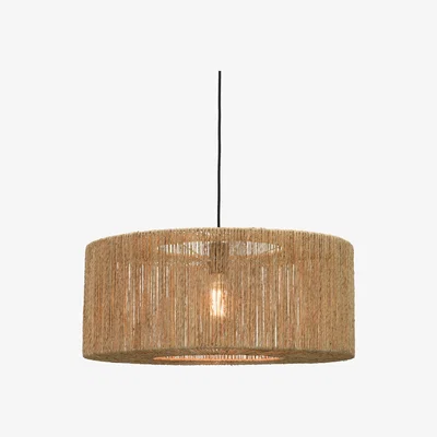 Made in Design Iguazu Large Pendant - / Hessian - Ø 60 x H 25 cm by GOOD&MOJO Beige