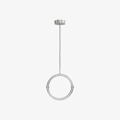 Made in Design Maru Big LED Pendant metal silver / Modular Rings - Ø 41 cm - 101 COPENHAGEN