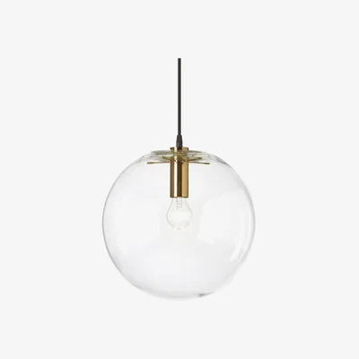Made in Design Selene Pendant - Ø 45cm / Mouth blown glass by ClassiCon Gold/Transparent/Metal