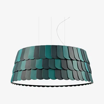 Made in Design Roofer Pendant - Ø 79 x H 32 cm by Fabbian Green