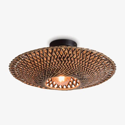 Made in Design Bali Small Ceiling light - / Bamboo - Ø 44 cm by GOOD&MOJO Natural wood