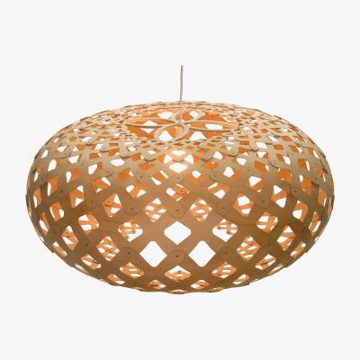 Made in Design Kina Pendant - Ø 80 cm by David Trubridge Natural wood