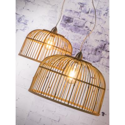 Made in Design Borneo large Pendant - / Bamboo - Ø 52 cm by GOOD&MOJO Natural wood