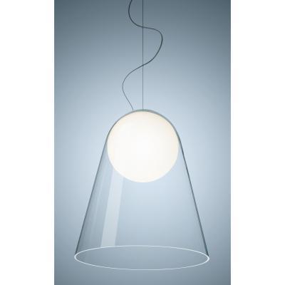 Made in Design Satellight Pendant - LED / mouth blown glass by Foscarini White/Transparent