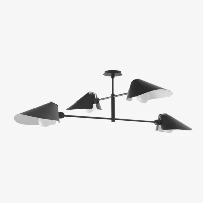 Made in Design Bonnet SC91 Pendant metal black / W 140 x H 40 cm - &tradition