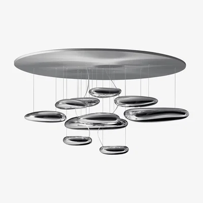 Made in Design Mercury Ceiling light - LED - Ø 110 cm by Artemide Metal