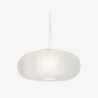Made in Design Teresa Frozen Pendant plastic material white / Ø 50 cm - Recycled - Kartell