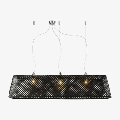 Made in Design Komodo Pendant - / Bamboo - L 130 cm by GOOD&MOJO Black