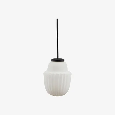 Made in Design Acorn Small Pendant - / Glass - Ø 13 cm by House Doctor White