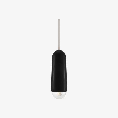Made in Design Luce Long Pendant - / Oak - Ø 6 x H 19 cm by Hartô Black