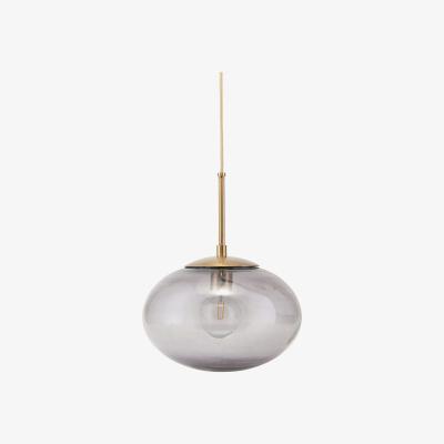 Made in Design Opal Pendant - / Glass - Ø 22 cm by House Doctor Grey/Gold/Metal