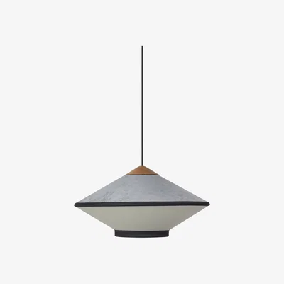 Made in Design Cymbal Small Pendant - / Ø 50 - Velvet by Forestier Blue