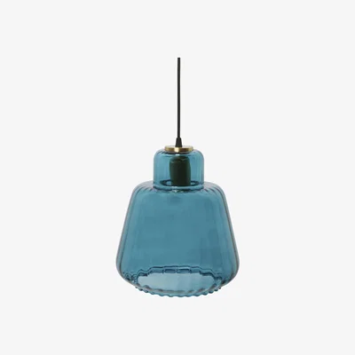 Made in Design Pure Pendant - / Ø 25.5 x H 27 cm - Glass by Maison Sarah Lavoine Blue