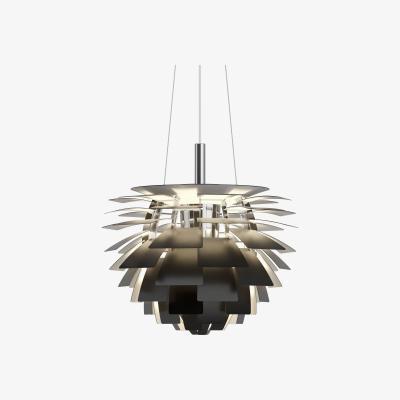 Made in Design PH Artichoke LED Ø 48 cm Pendant - / Ø 48 cm - Integrated LED light source / Poul Henningsen, 1958 by Louis Poulsen Black