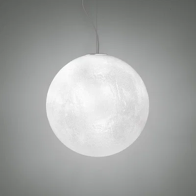 Made in Design Murano Pendant - / Ø 30 cm - Frosted glass-effect plastic by Slide White