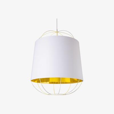 Made in Design Lanterna  Medium Pendant by Petite Friture White/Gold