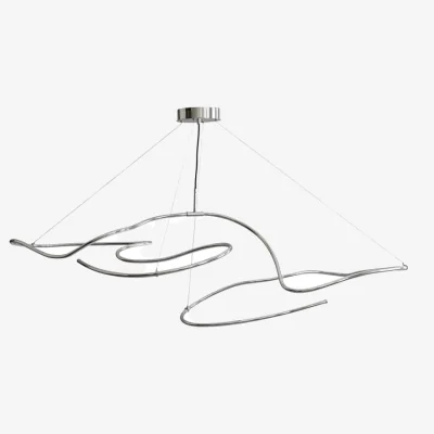 Made in Design Ghost Big LED Pendant metal silver / 155 x 82 x H 50 cm - 101 COPENHAGEN