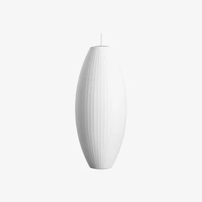 Made in Design Bubble Cigar Pendant - / Large - Vertical patterns by Hay White
