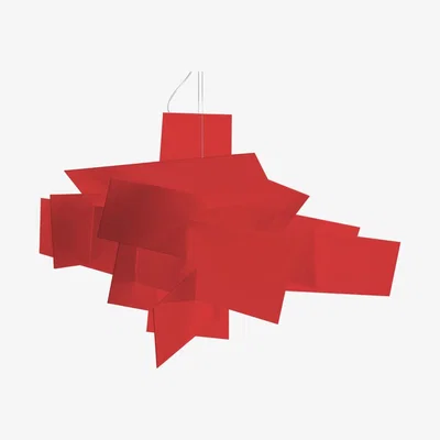 Made in Design Big Bang Pendant - Ø 96 cm by Foscarini Red