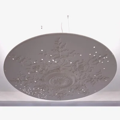 Made in Design Mr Haussmann Ceiling light - Plaster Ø 82 cm - Exclusivity by Compagnie White