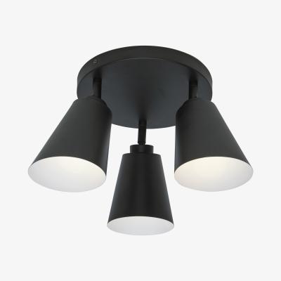 Made in Design Bremen Ceiling light - / 3 adjustable spotlights - Round Ø 30 cm by It's about Romi Black