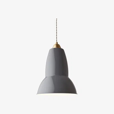Made in Design Maxi Original 1227 Pendant - Brass/ Ø 30 cm by Anglepoise Grey