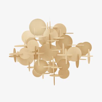 Made in Design Bau Small Pendant - H 43 cm by Normann Copenhagen Natural wood