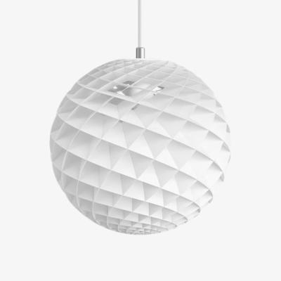 Made in Design Patera Pendant plastic material white / Ø 30 cm - PVC honeycomb - Louis Poulsen