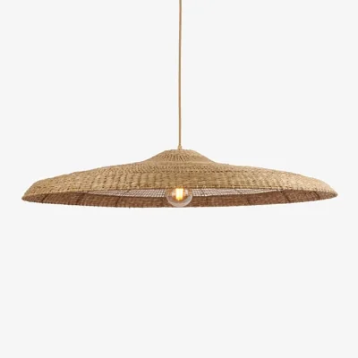 Made in Design Santorini Large Pendant cane & fibres beige / Ø 75 cm - GOOD&MOJO