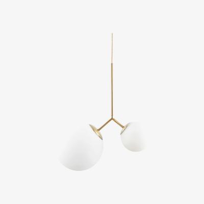 Made in Design Twice Pendant - / Glass - H 70 cm by House Doctor White/Gold