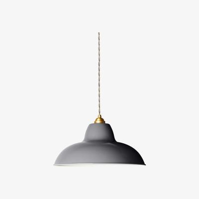 Made in Design Original 1227 Midi Wide Pendant - / Ø 40 x H 19 cm by Anglepoise Grey
