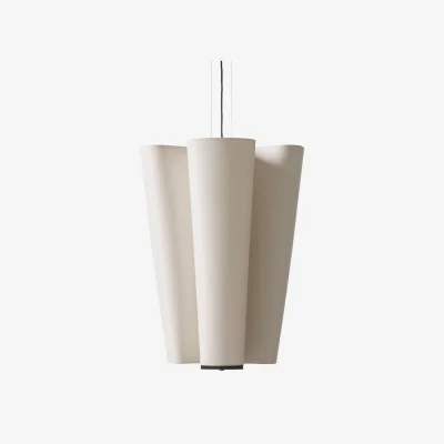 Made in Design Bella SC115 Pendant textile white / H 75 cm - &tradition