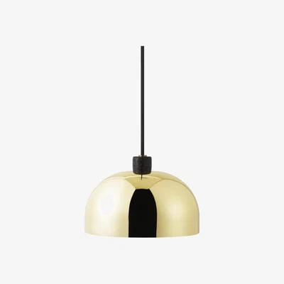 Made in Design Grant Pendant - / Brass & granite - Ø 23 cm by Normann Copenhagen Gold/Metal