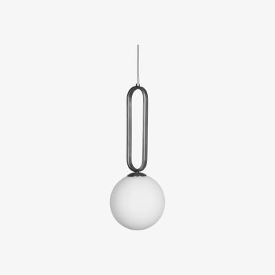 Made in Design Cime Large Pendant - / Ø 20 x H 50 cm by ENOstudio White/Silver/Metal