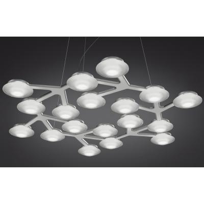 Made in Design LED NET Pendant - Round- Ø 65 cm by Artemide White
