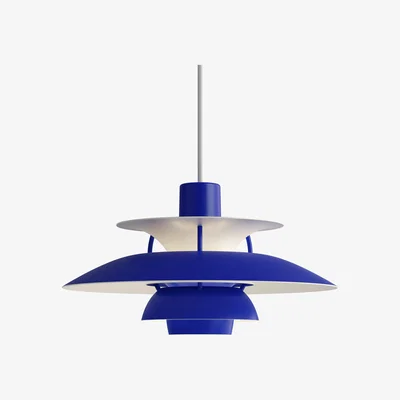 Made in Design PH 5 Mini Pendant - / Ø 30 cm by Louis Poulsen Blue