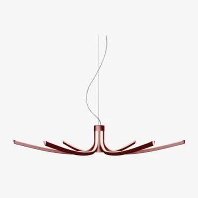 Made in Design Asteria LED Pendant metal red / Ø 105 cm - Foscarini