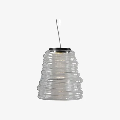 Made in Design Bibendum LED Pendant - / Ø 30 cm - Glass by Karman Transparent