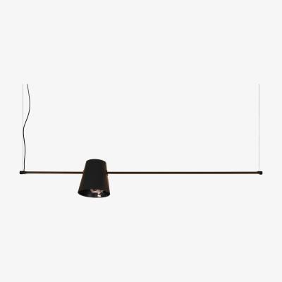 Made in Design Cupido LED Pendant - / L 149 cm - 1 lampshade by Karman Black