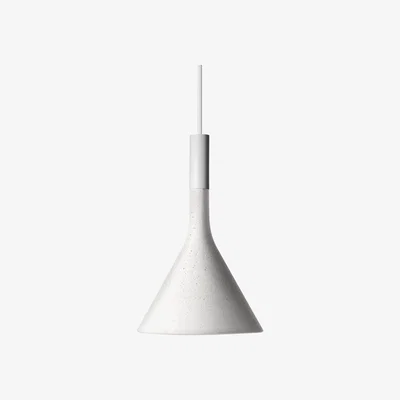 Made in Design Mini Aplomb Pendant - Concrete - H 21 cm by Foscarini White