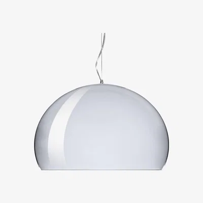 Made in Design FL/Y Small Pendant - Ø 38 cm / Metallized by Kartell Silver/Metal