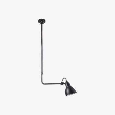Made in Design N°313 Ceiling light - / Telescopic - L 88 to 154 cm by DCW éditions Black