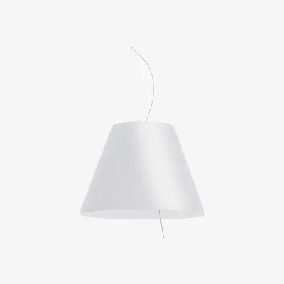 Made in Design Grande Costanza Pendant by Luceplan White