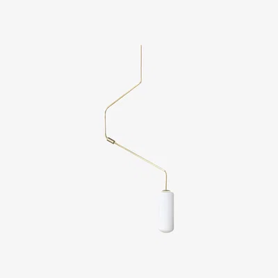 Made in Design Ventus n°1 - H 87 cm Pendant - / Glass & brass by Frama Gold/Metal