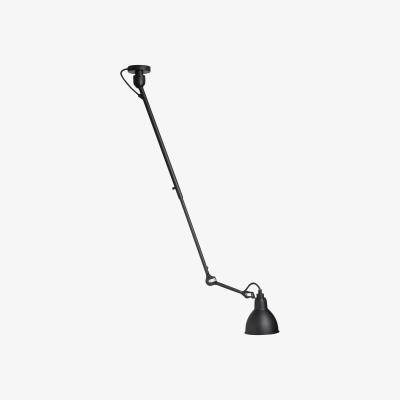 Made in Design N°302 Pendant - Ceiling lamp with telescopic arm by DCW éditions - Lampes Gras Black