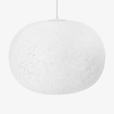 Made in Design Act Pendant plastic material white / Ø 80 cm - Recycled - Normann Copenhagen