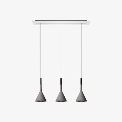 Made in Design Aplomb Pendant - Triple - W 90 cm by Foscarini Grey