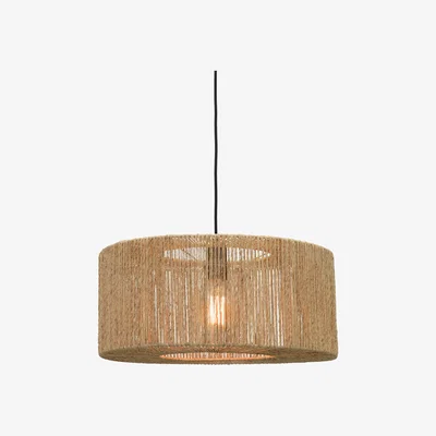 Made in Design Iguazu Small Pendant - / Hessian - Ø 50 x H 22 cm by GOOD&MOJO Beige