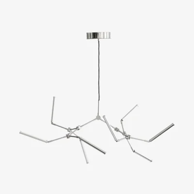 Made in Design Stick Mini LED Pendant metal silver / Articulated - 124 x 95 cm - 101 COPENHAGEN